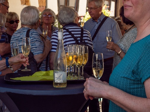 Empfang  auf dem Weingut Amselhof in Knöringen